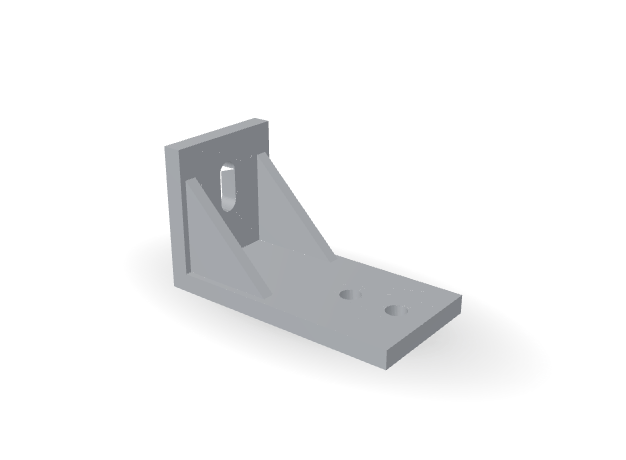 Replacement bracket, rendered